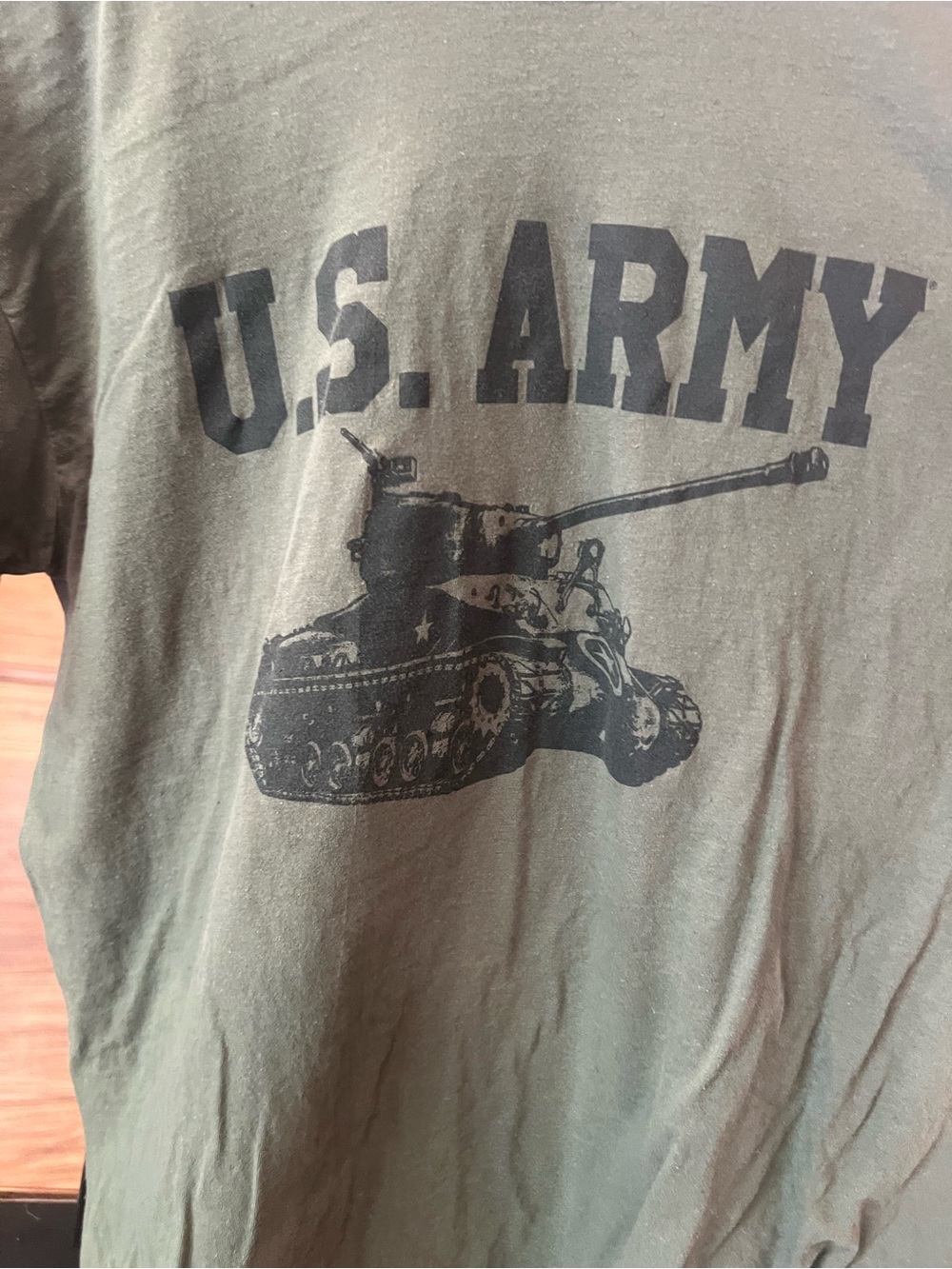 Unk Olive Green U.S. Army Short Sleeve Tee